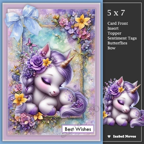 Beautiful Sleeping Unicorn Wishes