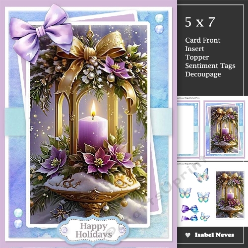 Lovely Floral Candle Lantern