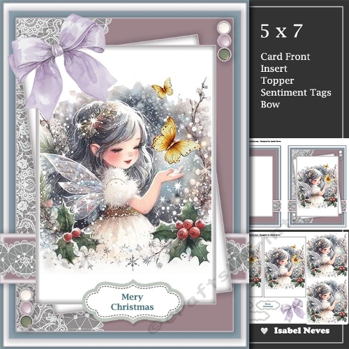 cup1383743_2073 - Lovely White Christmas Fairy Wishes