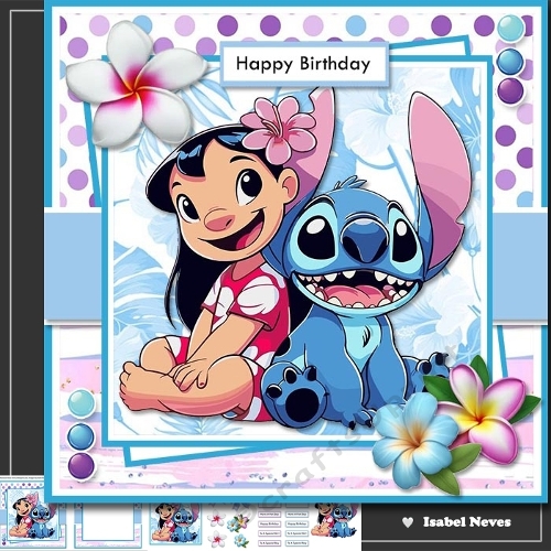 7x7_Lilo And Stitch Birthday