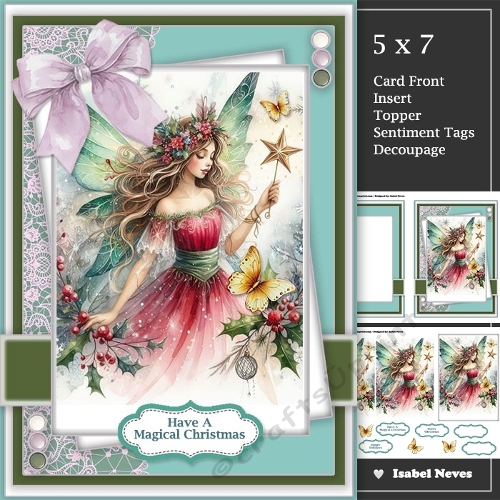 Lovely Magical Christmas Fairy
