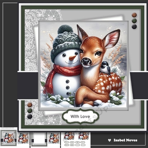 6x6 Filled With Love Christmas Wishes
