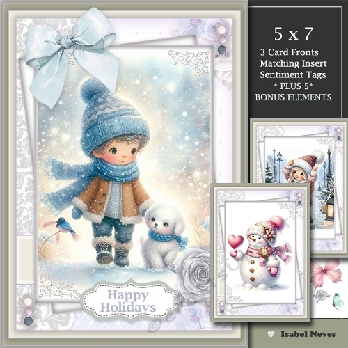  Set of 3 ~ Wonderful Christmas Mini Kit