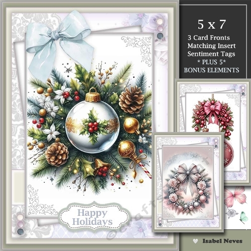 cup1384625_2073 - Buy1 Get 2 FREE ~ Deck The Halls Mini Kit