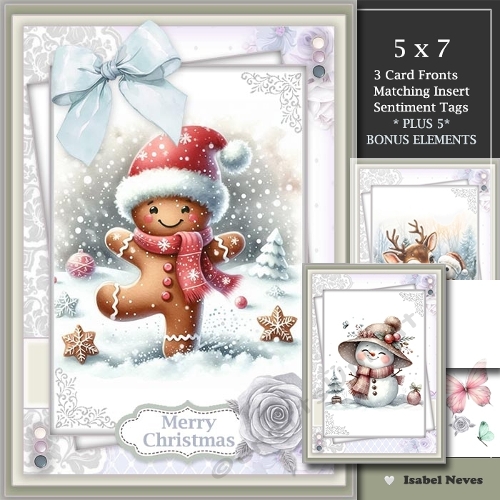 cup1384626_2073 - Buy1 Get 2 FREE ~ Jolly Christmas Wishes Mini Kit