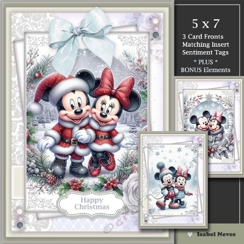  Set of 3 ~  Let It Snow