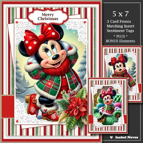  Set of 3 ~ A Snowy Christmas Wish