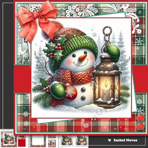 Merry And Bright Snowman