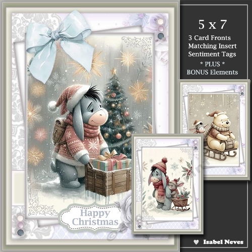  Set of 3 ~ Dashing Through The Snow