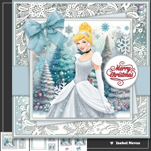 6x6 Princess Cinderella Magical Christmas Wishes