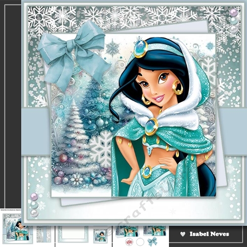 6x6 Princess Jasmine Magical Christmas Wishes