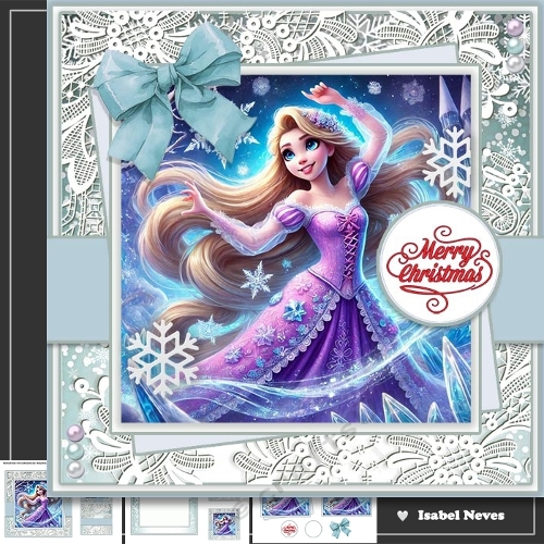 6x6 Princess Rapunzel Magical Christmas Wishes