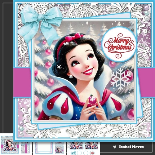 6x6 Snow White Magical Christmas Princess