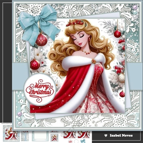 6x6 Princess Aurora Magical Christmas Princess
