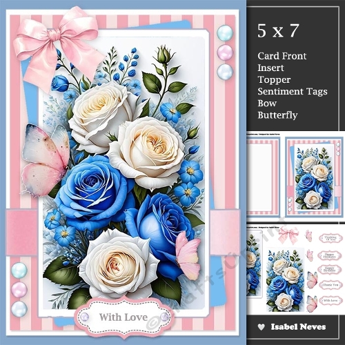 Blue Butterfly Roses