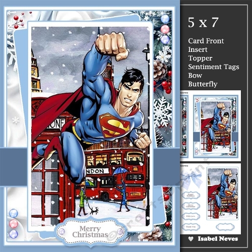 Superman Comes To London At Christmas
