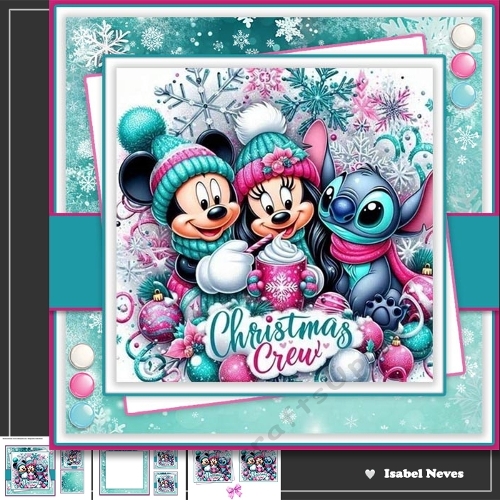 cup1387611_2073 - Minnie Mickey Stitch Christmas Crew