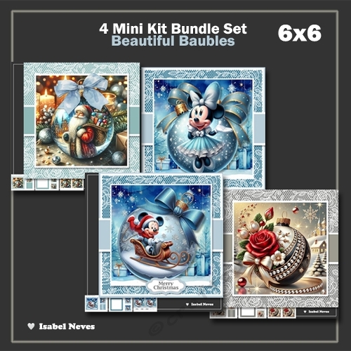 Beautiful Bauble Bumper Kit Set Of 4 Mini Kits