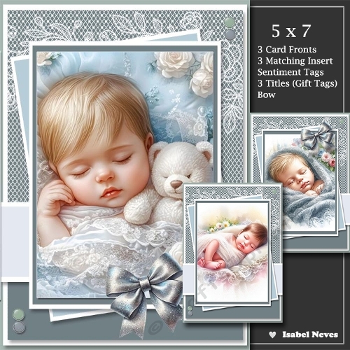 cup1387788_2073 - Set Of 3 ~ New Baby Greetings