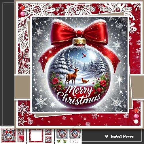 cup1389273_2073 - Snowy Christmas Bauble