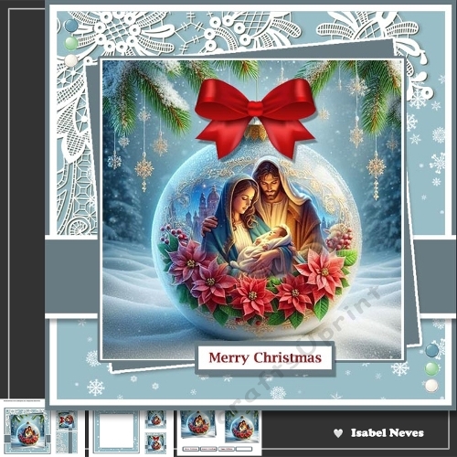 cup1389275_2073 - Lovely Nativity Scene Bauble