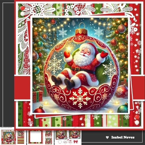Jolly Santa Bauble