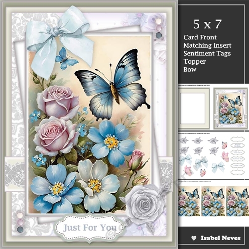 cup1390334_2073 - Lovely Lace Butterflies And Flowers