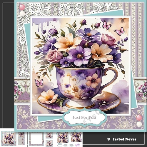 cup1390969_2073 - Floral Teacup Just For You