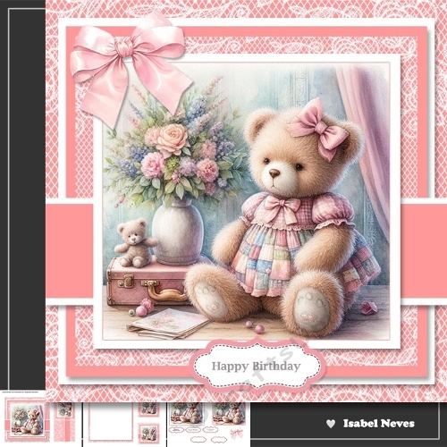 cup1392368_2073 - Pretty In Pink Teddy Bear