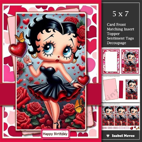5x7 ~ Betty Full Of Love For You