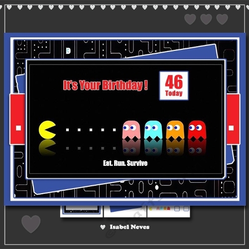 cup1422984_2073 - 5x7 ~ Pack Man ~ Eat Sleep Survive