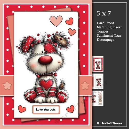 5 x 7 ~ Love You Lots