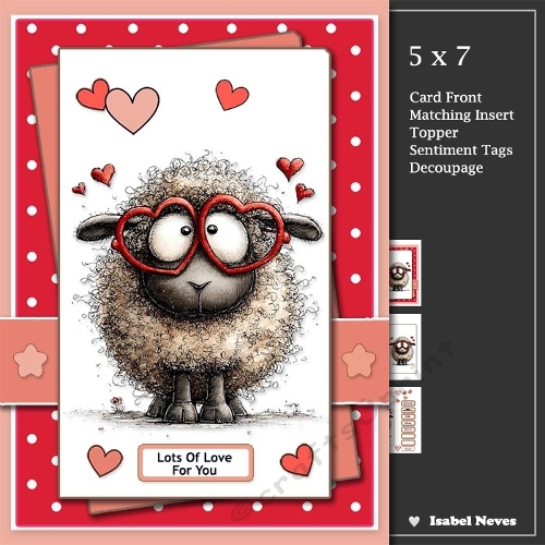 5 x 7 ~ Lots Of Love For You
