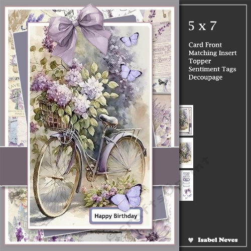 5 x 7 ~ Lovely Lilac Ride