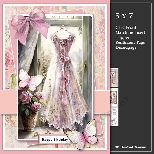 5 x 7 ~ The Rose Floral Dress