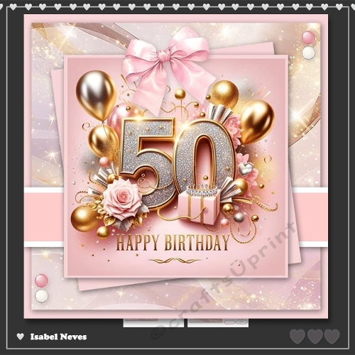6x6 ~ Happy Birthday 50