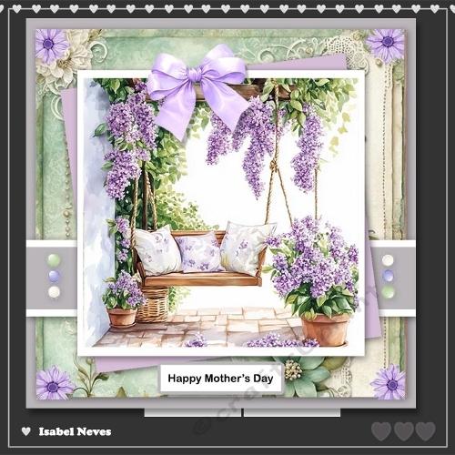 6x6 ~ Lilac Porch Swing