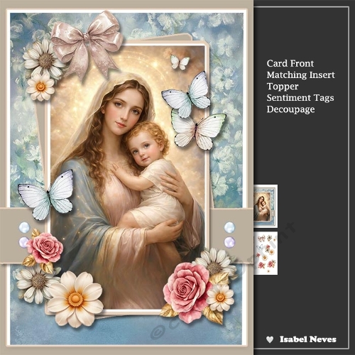 5x7 ~ Mary And Jesus