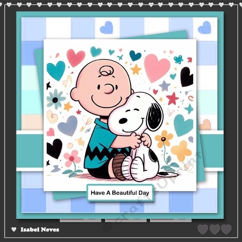 6x6 ~ Charlie Snoopy Love