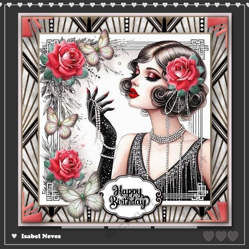 Art Deco Lovely Lady