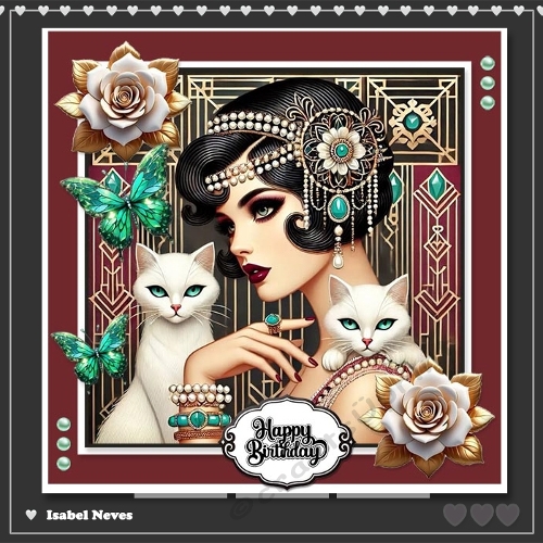 Art Deco Lovely Lady 3