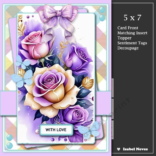 5x7 ~ Beautiful Roses