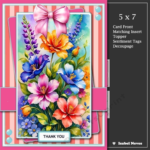 5x7 ~ Fabulous Floral 4