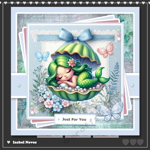 Cute Sleeping Mermaid