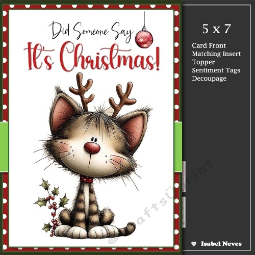 5x7 ~ Did Someone Say Its Christmas 5