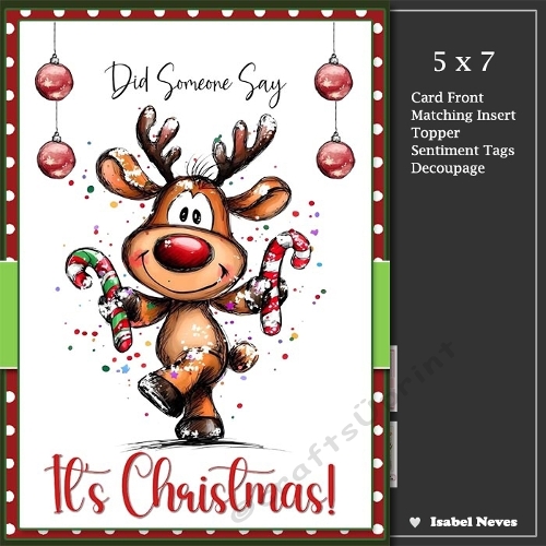5x7 ~ Did Someone Say Its Christmas 7