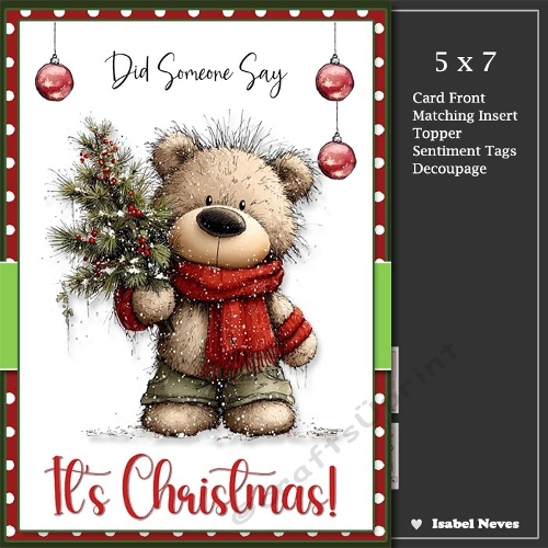 5x7 ~ Did Someone Say Its Christmas 11