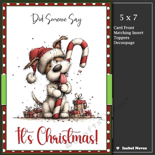 5x7 ~ Did Someone Say Its Christmas 20