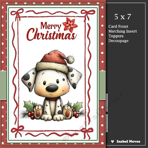 5x7 ~ Its Christmas 3