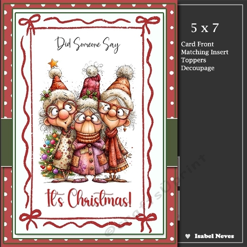 5x7 ~ Christmas Is Here 2